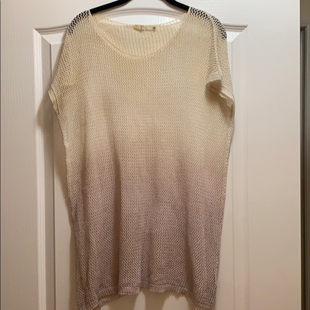 LF Milau Fade Color Fishnet Dress